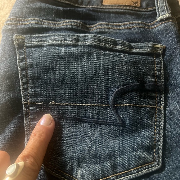 American eagle jeans stretch great condition small flaw on pocket see photo - Picture 3 of 3